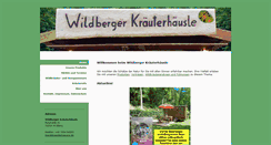 Desktop Screenshot of kraeuterhaeusle.de